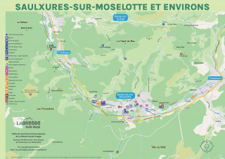 Plan de Saulxures-sur-Moselotte