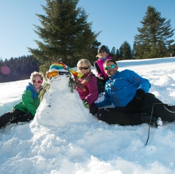 La Bresse en famille Hautes Vosges hiver