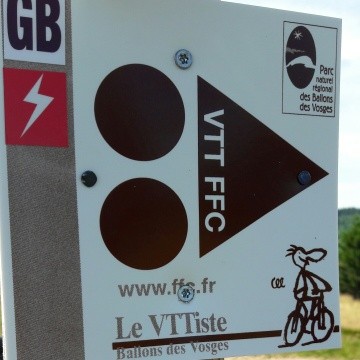 Circuits balisés VTT à assistance electrique E BIKE La Bresse Hautes-Vosges