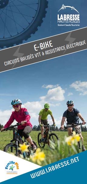 Circuits balisés VTT à assistance electrique E BIKE La Bresse Hautes-Vosges