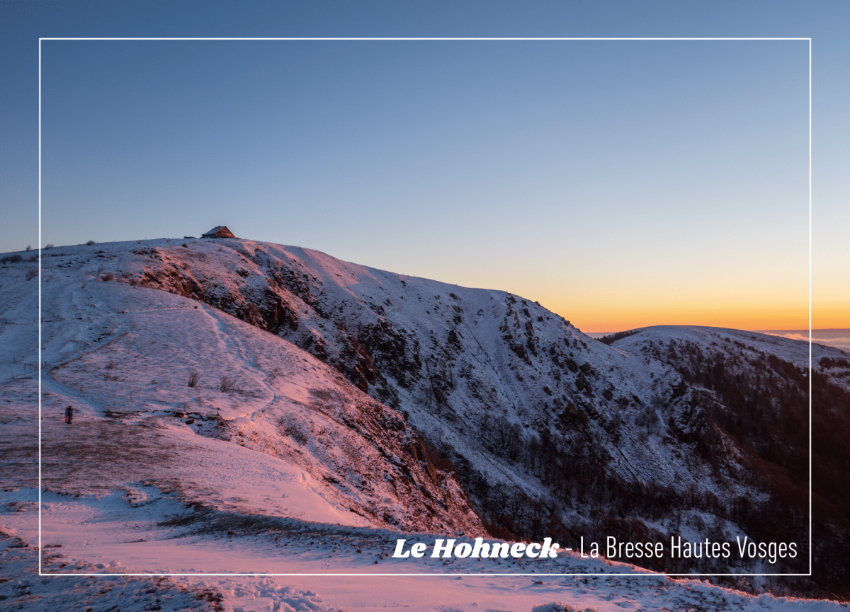 Carte postale La Bresse Hautes Vosges-Le Hohneck en hiver