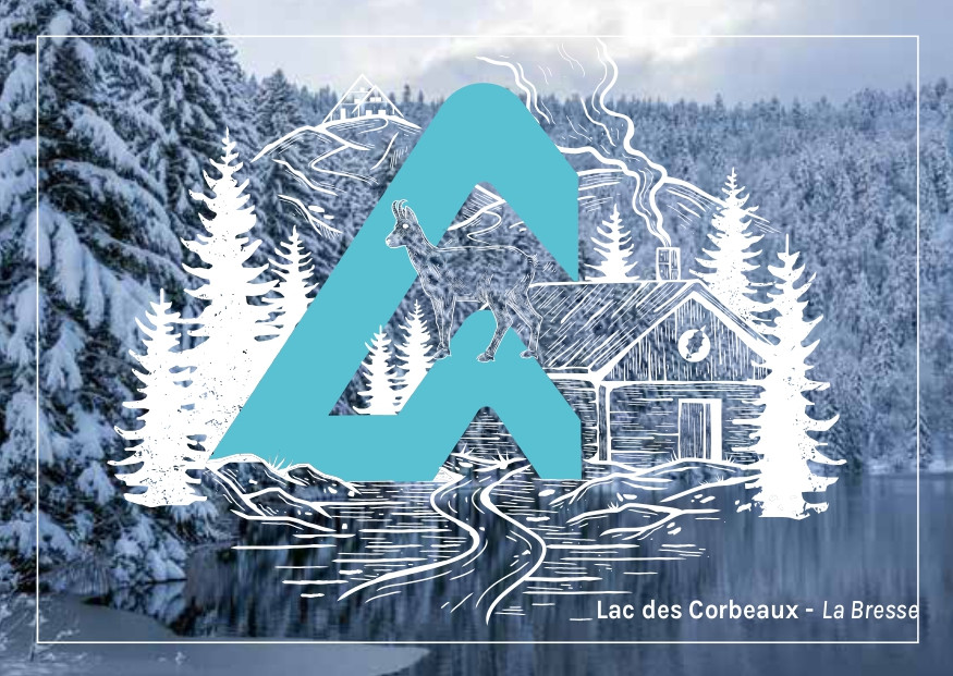 Carte postale Lac des Corbeaux La Bresse Hautes Vosges