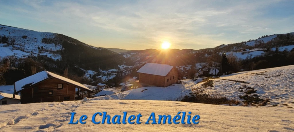 Chalet Amélie - Cosy et Vue Panoramique - La Bresse Hautes Vosges - vue-hiver