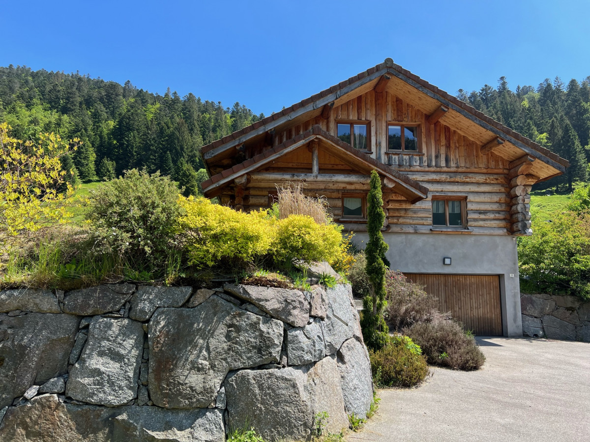 Chalet en rondin 7 personnes - La Bresse Hautes Vosges