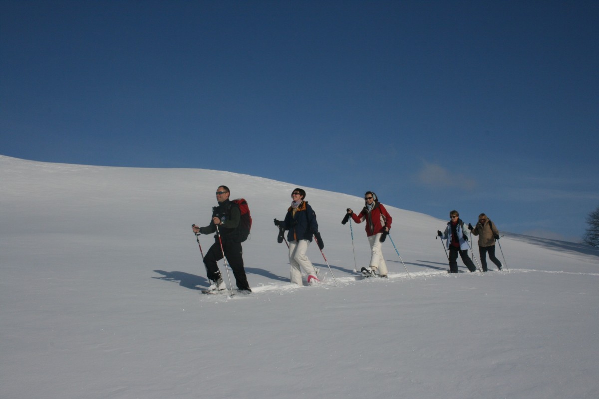 Raquettes en famille Vosges