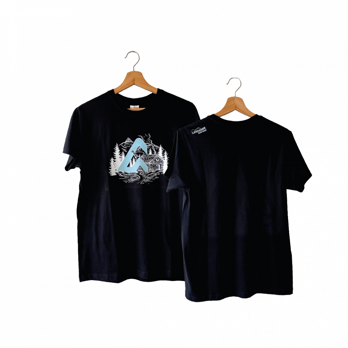 T Shirt Kiven noir La Bresse Hautes Vosges