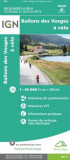 Carte IGN Ballons des Vosges à vélo
