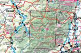 Carte IGN Ballons des Vosges à vélo