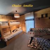 Chalet Amélie - Cosy et Vue Panoramique - La Bresse Hautes Vosges - chambre-bas-kids