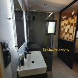 Chalet Amélie - Cosy et Vue Panoramique - La Bresse Hautes Vosges -salle-de-bain-suite-parentale