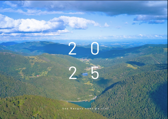 Calendrier 2025 Vosges vues du ciel - Exp'Laura