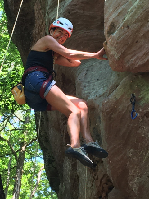 Escalade en famille La Bresse Hautes Vosges 