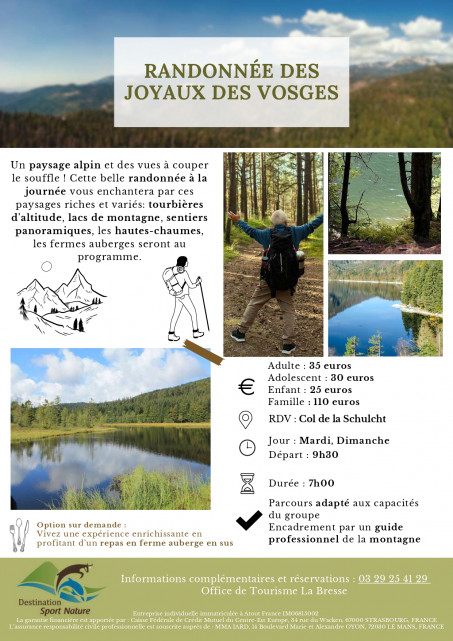 Randonnées des joyaux des Vosges - Destination Sport Nature - La Bresse Hautes Vosges